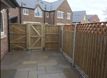 Enclosed Sandstone Courtyard