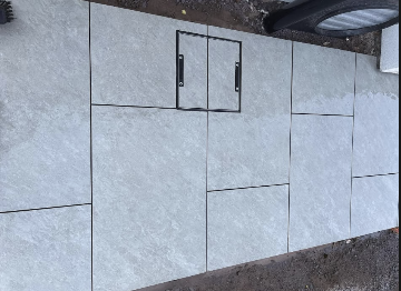 Porcelain Slab Laying & Drain Access