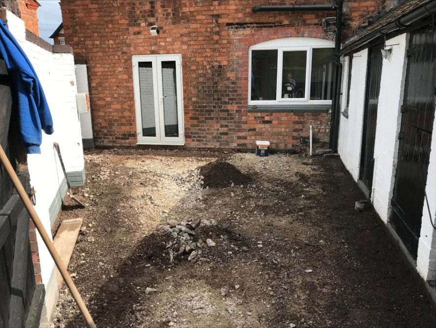 Courtyard Dig-out & Prep