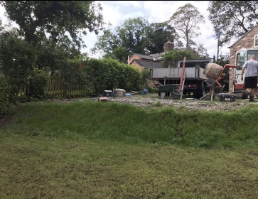Rear Garden Build Site
