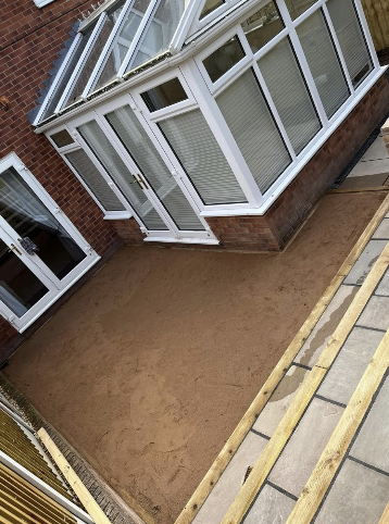 Conservatory Base — Sand & Compact