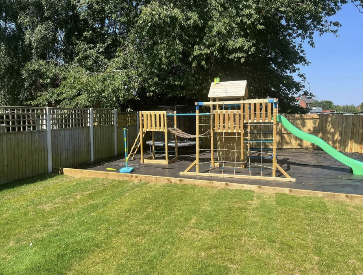 Landscaped Rear Garden Lawn