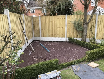 Rear Garden Soil Prep