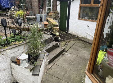 Sandstone Steps & Doorway Approach