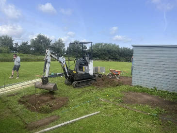 Field Shed Base — Excavation