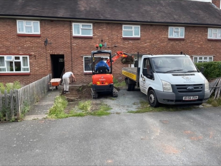 Front Driveway Excavation
